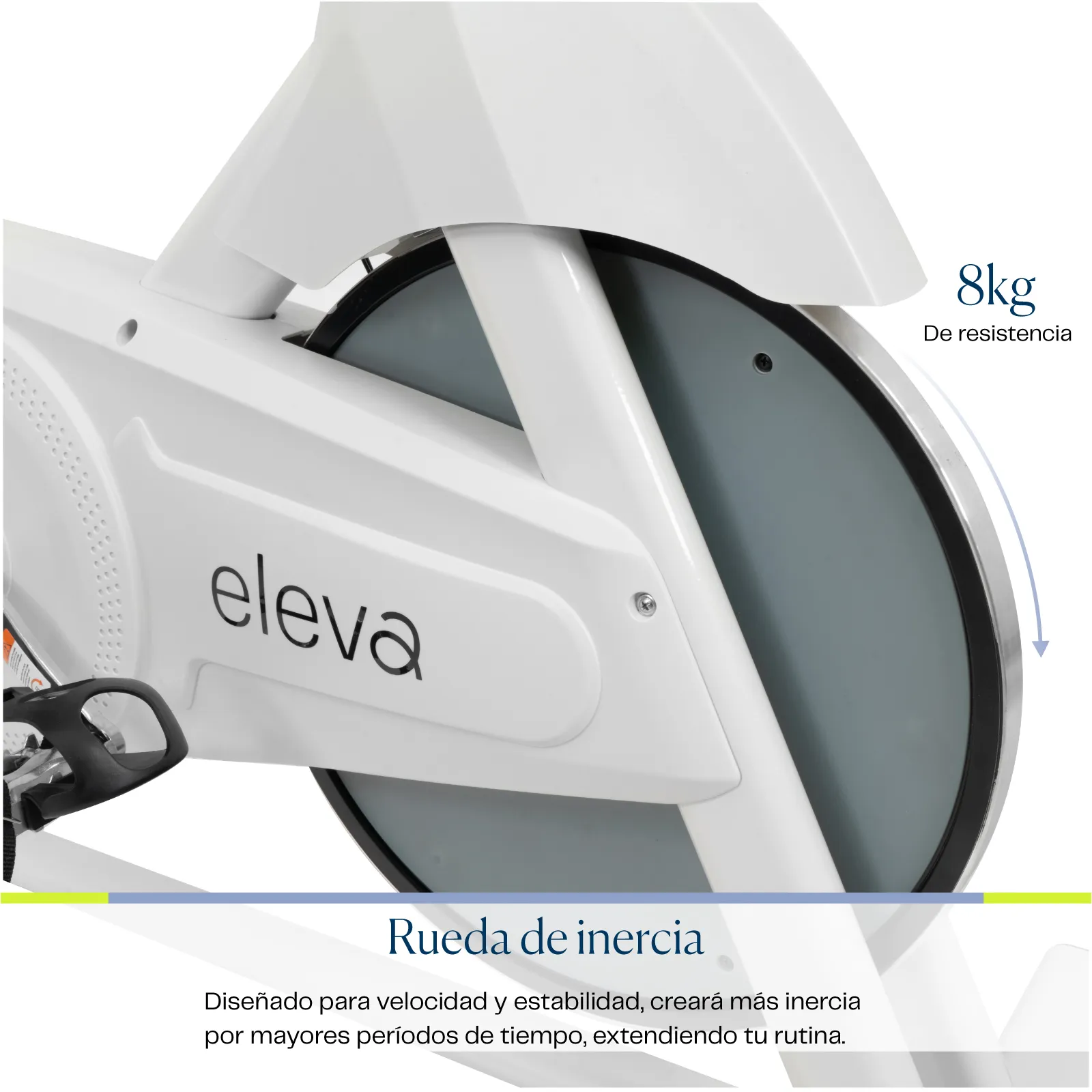 eleva Bicicleta Spinning Fitness Resistencia Magnetica