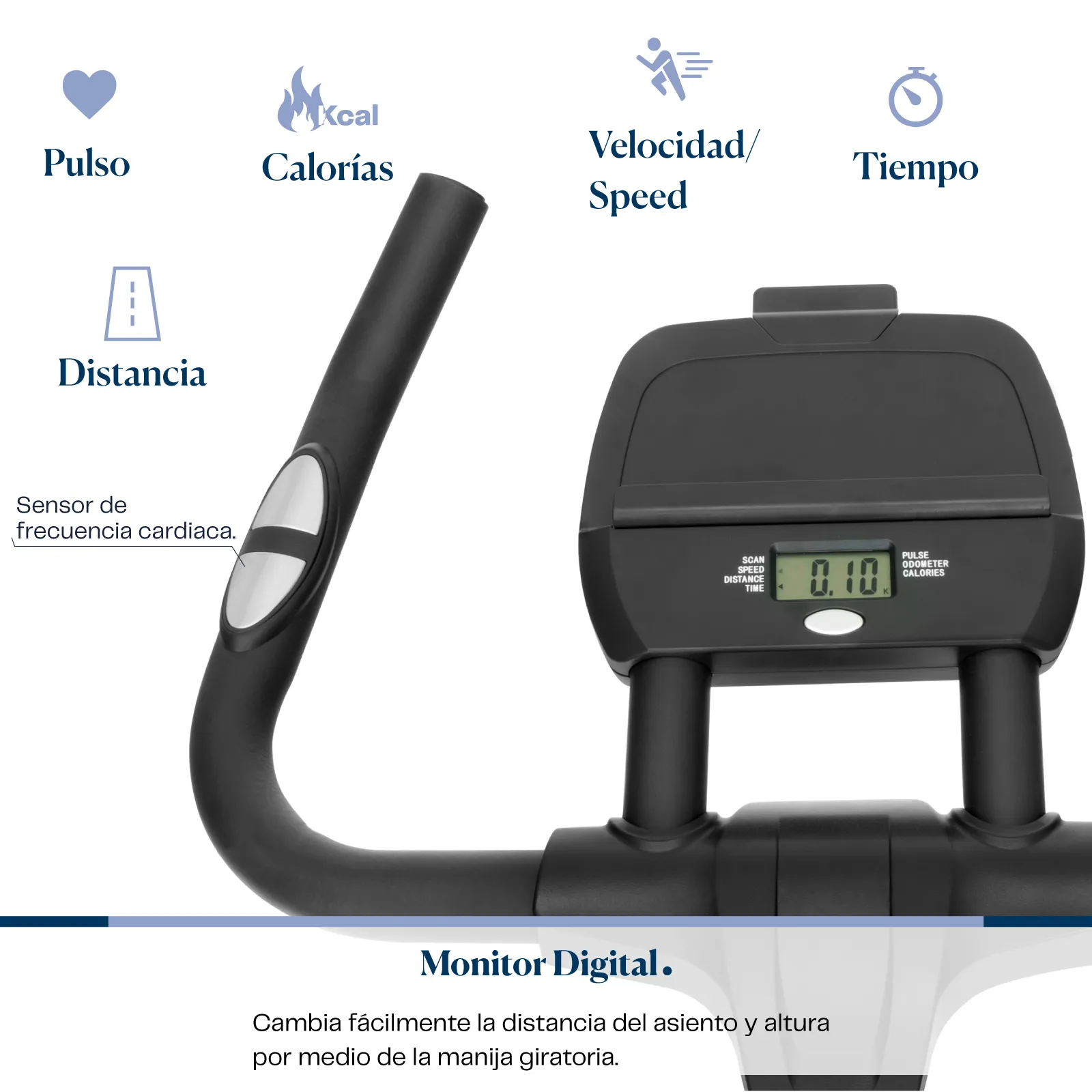 eleva Bicicleta Spinning Fitness Resistencia Magnetica