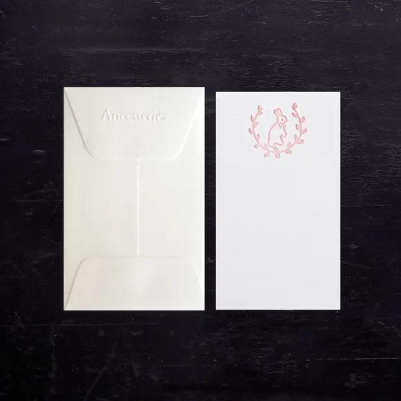 ENCLOSURE CARD - ANC - PINK PIXIE LILY BUNNY