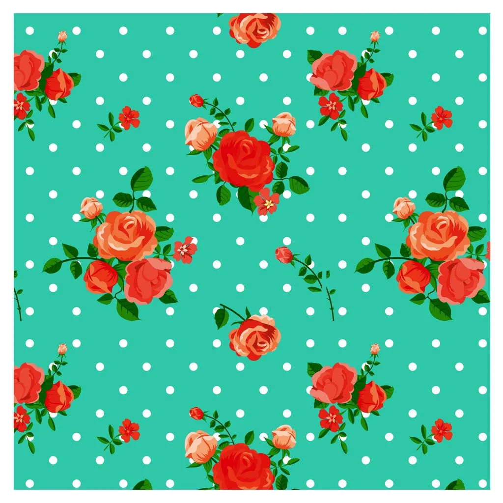 English Roses Heat Transfer Vinyl Sheet
