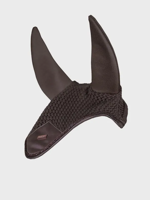 Equestrian Stockholm Padded Ear Bonnet Moonless Night