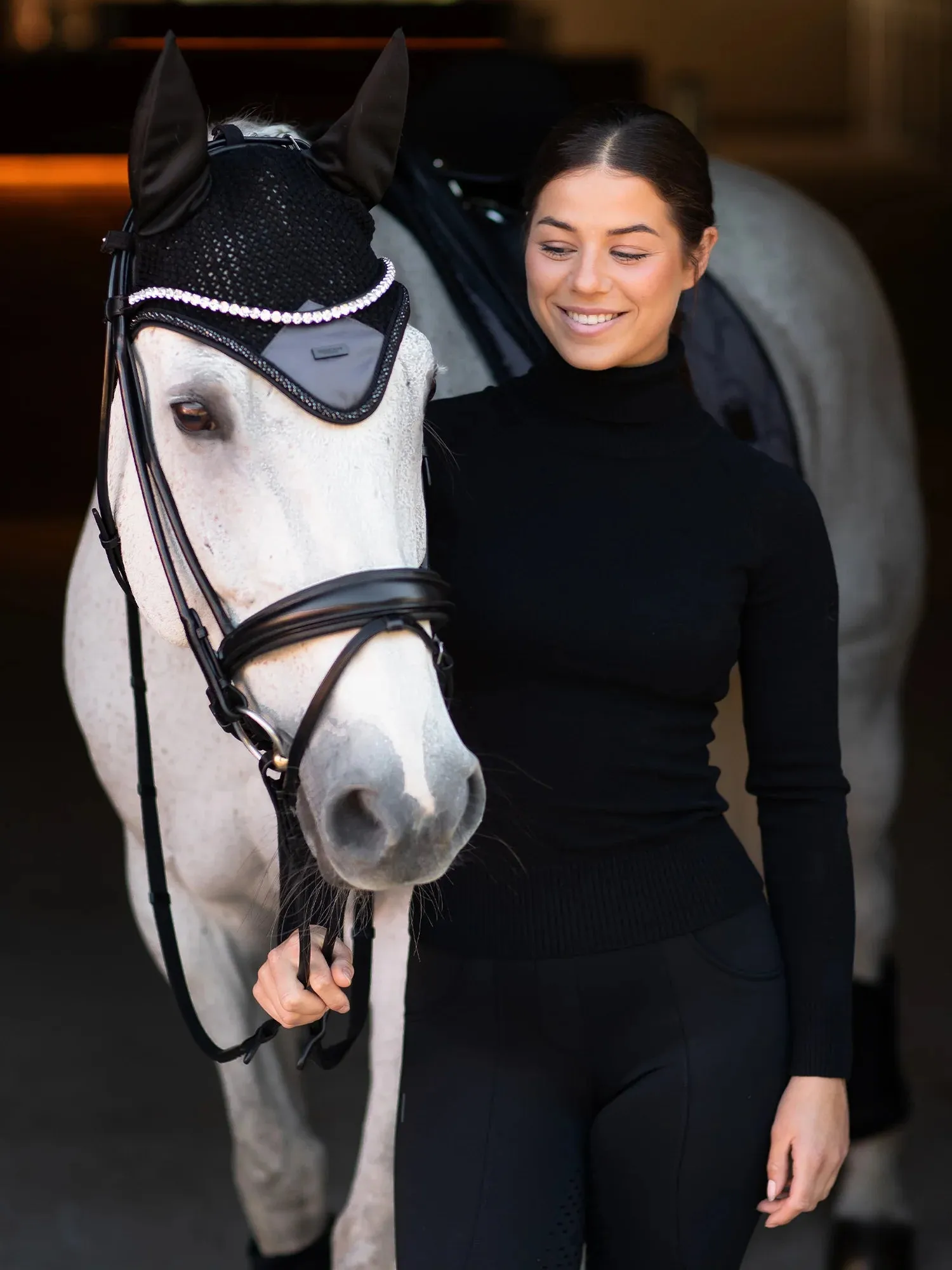 Equestrian stockholm Winter shadow fly hood