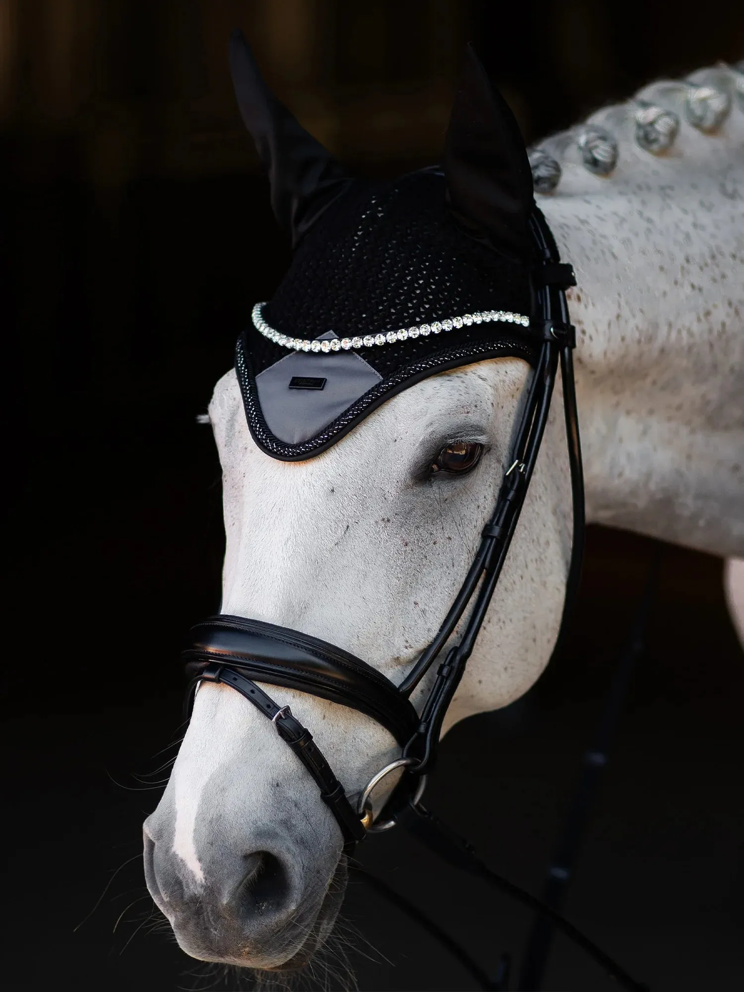 Equestrian stockholm Winter shadow fly hood