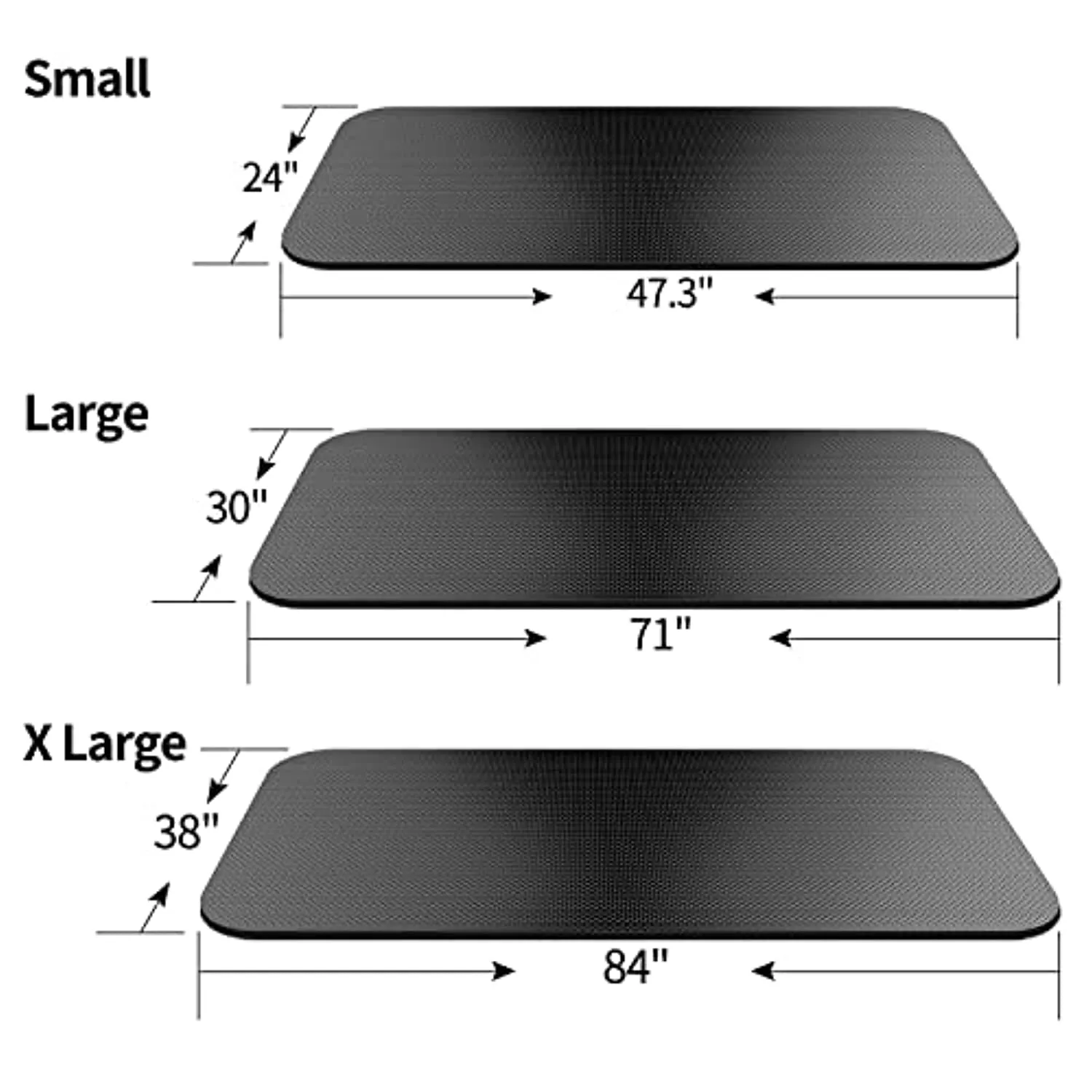 Exercise Equipment Mat - Treadmill Mat, Exercise Bike Mat, Fitness Mat, Elliptical Mat, Jump Rope Mat, Yoga Mat, Gym Mat Use on Hardwood Floors and Carpet Protection