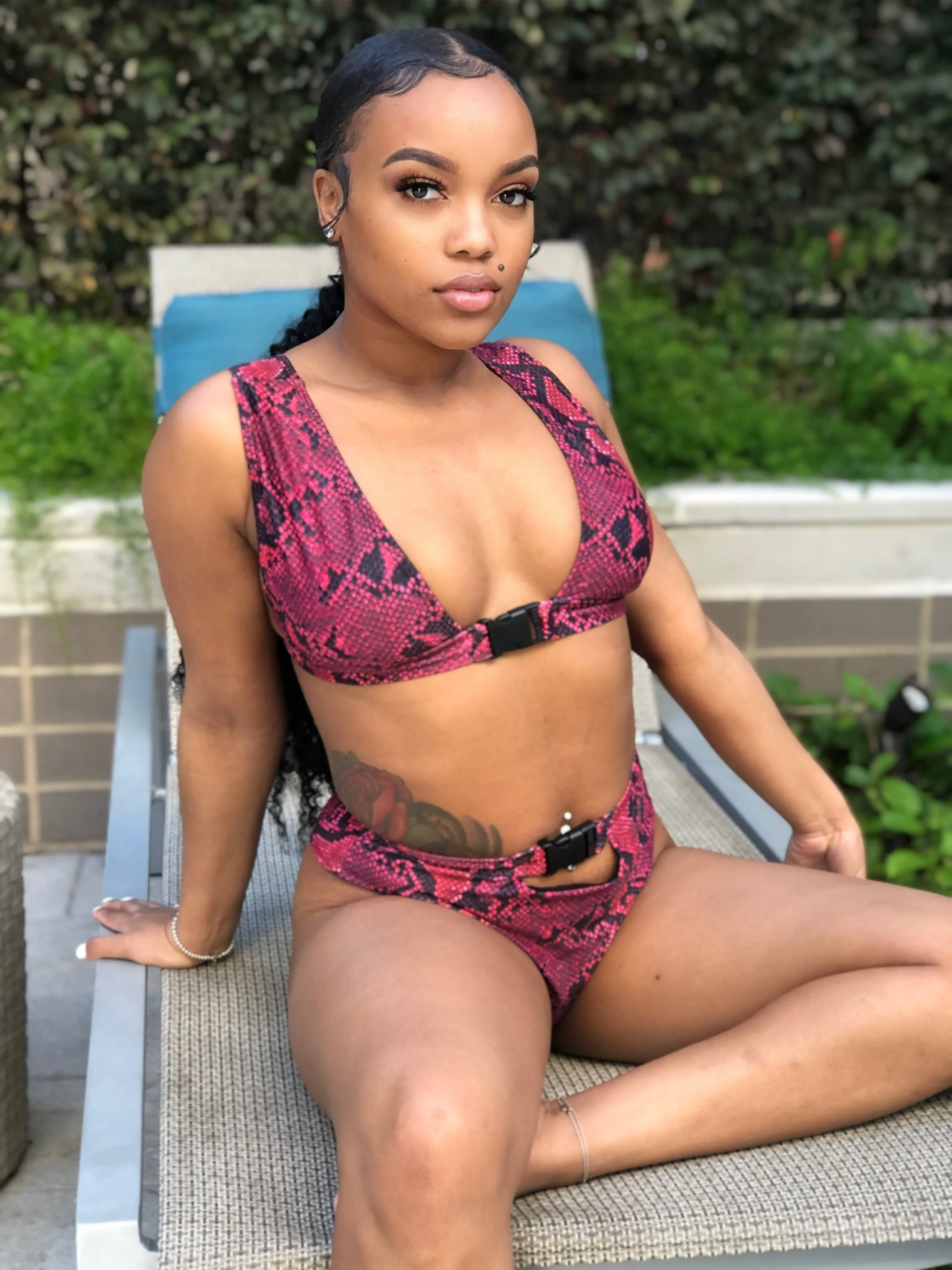 Exotic- Snake Print 2 Piece Swimsuit