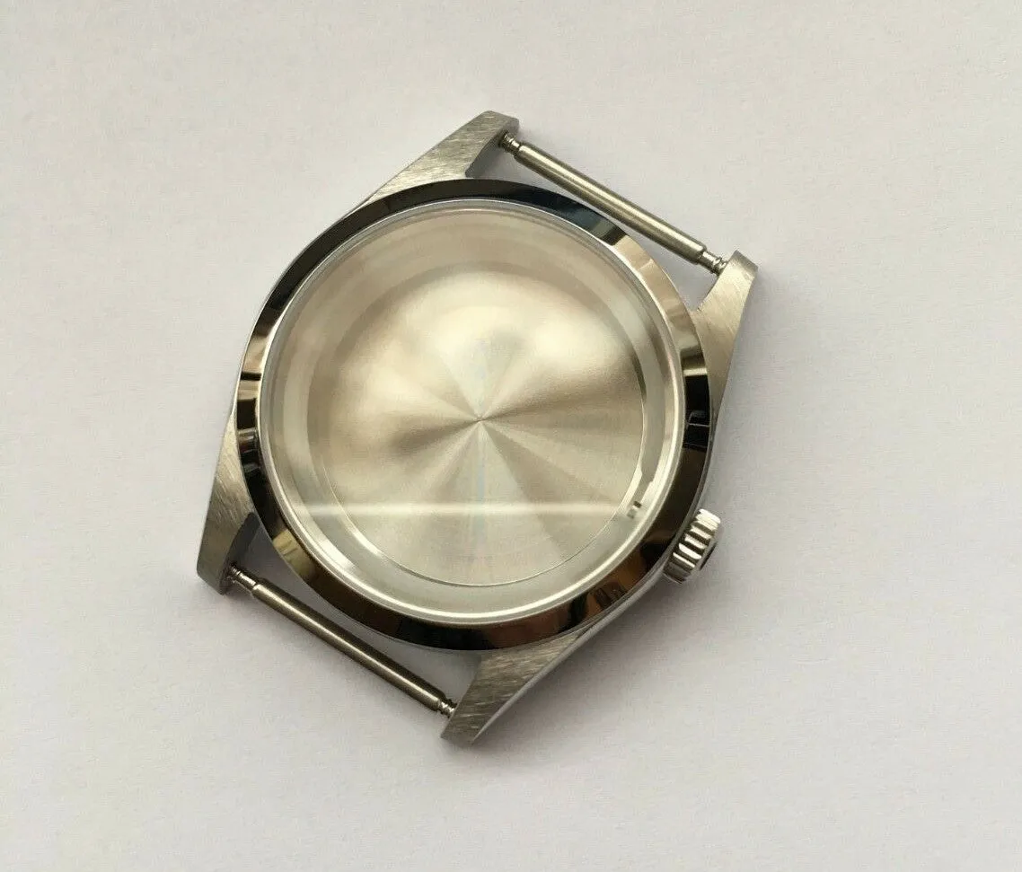 Explorer style watch case for ETA 2824 movement 36mm