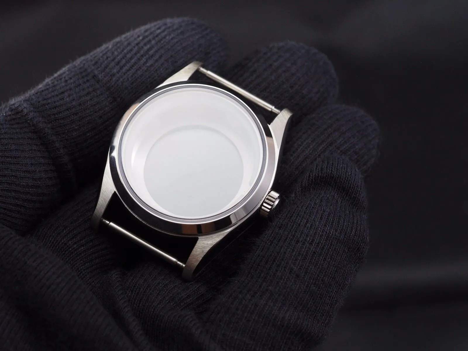 Explorer style watch case for NH35 - NH36 movement 36mm