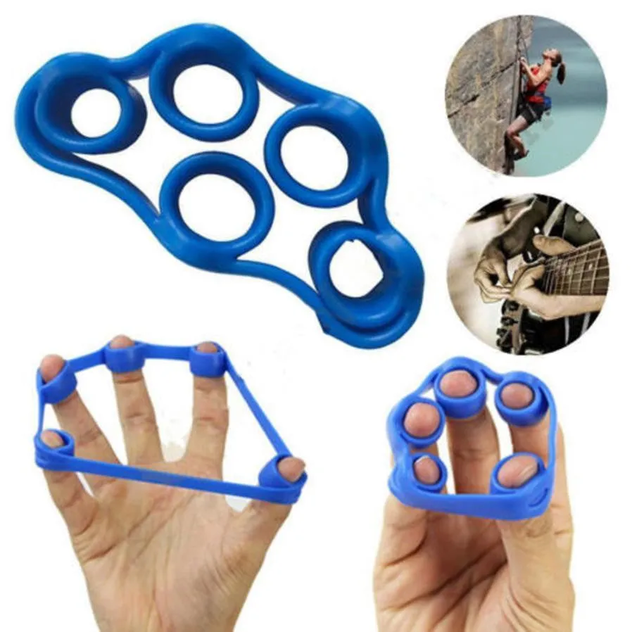 Finger Strength Muscle Power Training Exerciser | Hand Grip Resistance Band Tension Fitness