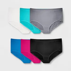 Fit for Me by Fruit of the Loom Plus 6pk Breathable Micromesh Classic Briefs 9