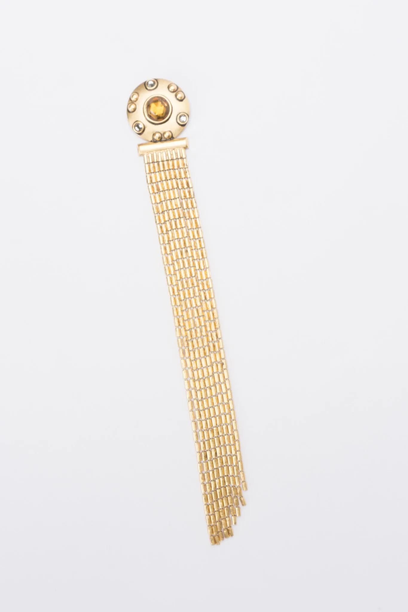 Flying Saucer Fringe Brooch