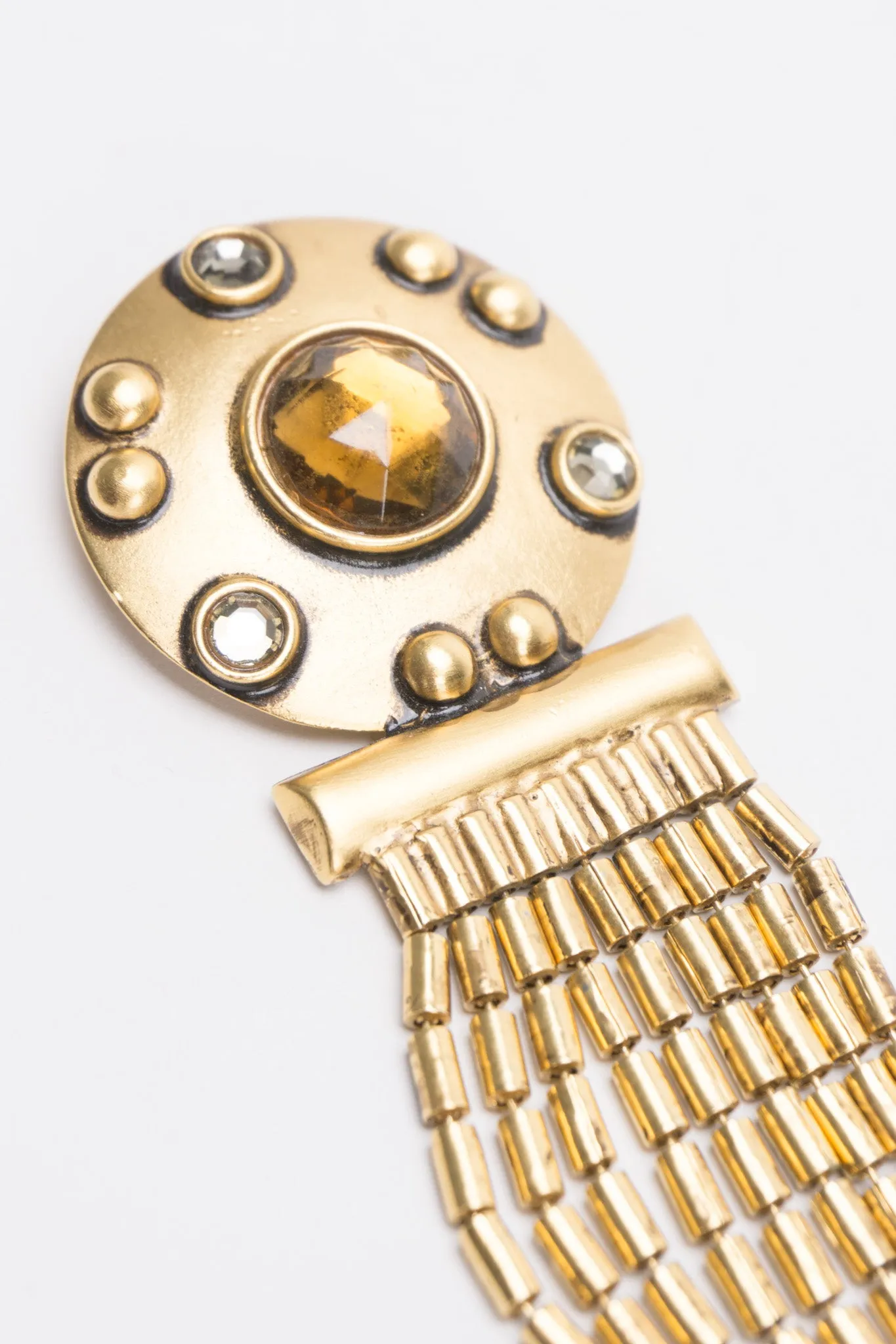 Flying Saucer Fringe Brooch