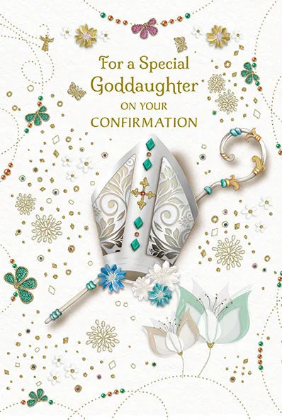 For a Special Goddaughter on your Confirmation Greeting Card
