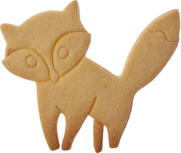 Fox Cookie Cutter with Embossed Detail
