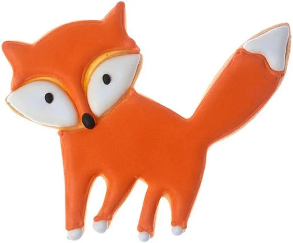 Fox Cookie Cutter with Embossed Detail