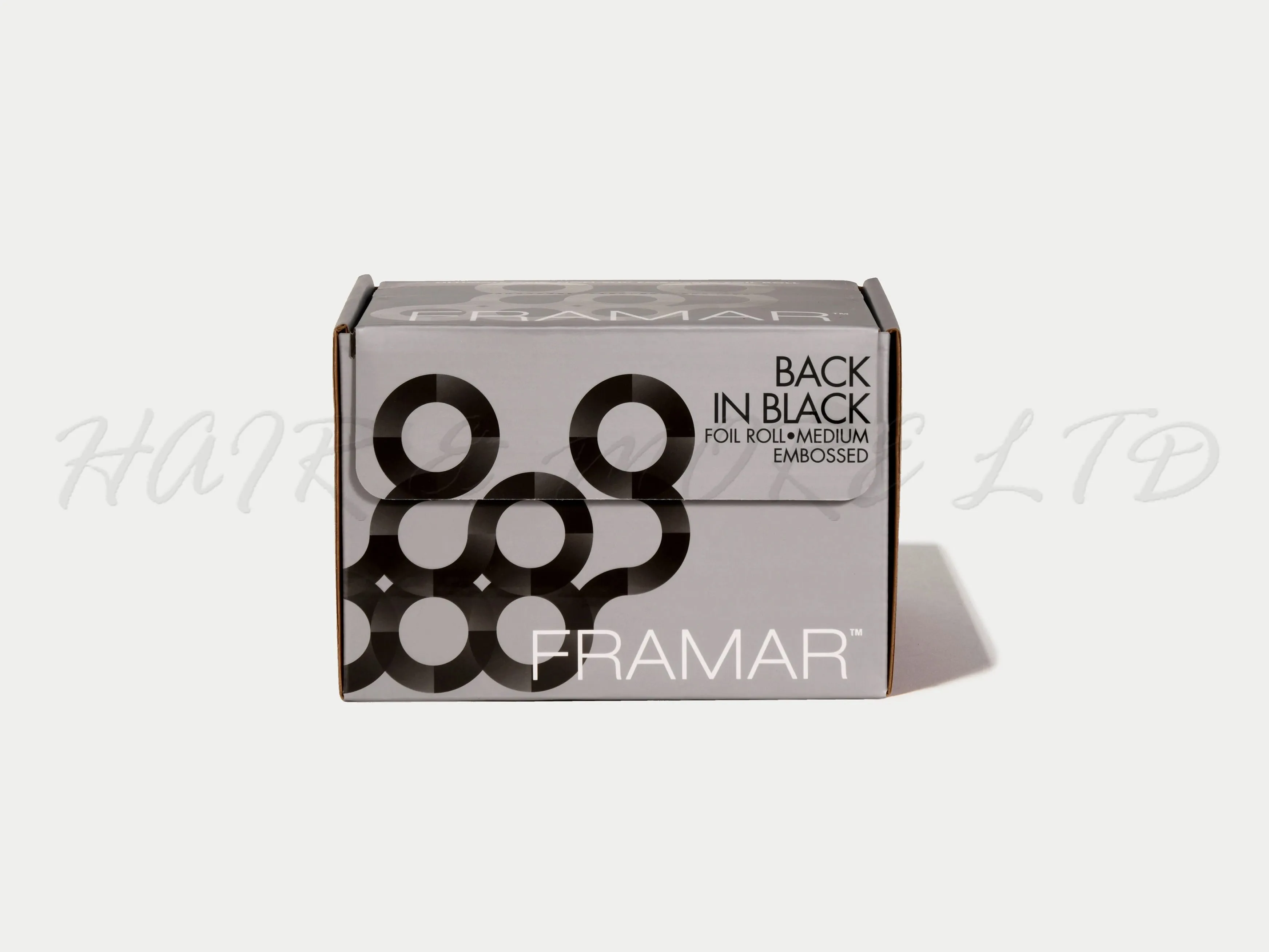 Framar Back In Black Embossed Roll Foil 97.5m (320ft) (12pc CARTON)