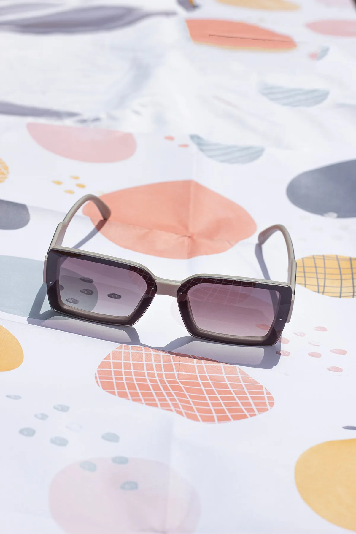 Front Lens Rectangle Y2k Style Sunglasses