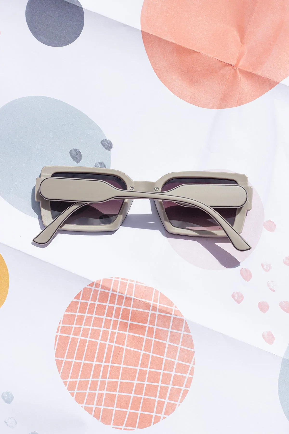 Front Lens Rectangle Y2k Style Sunglasses