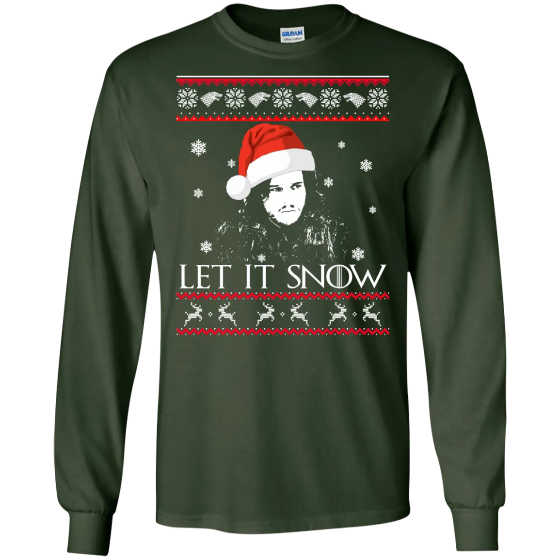 Game Of Thrones: Jon Snow Let It Snow Christmas Sweater