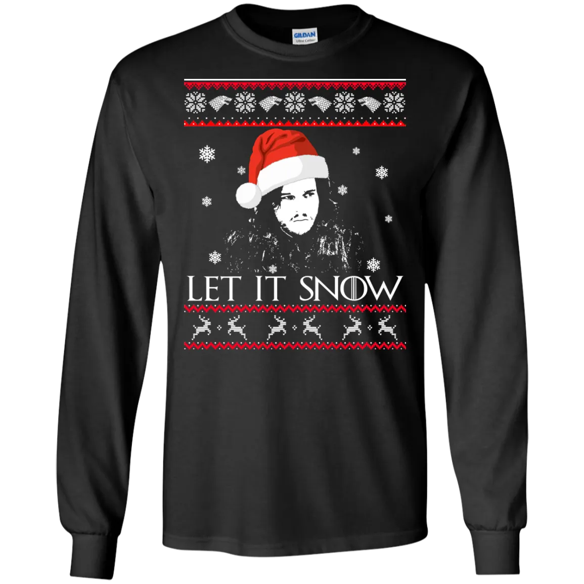 Game Of Thrones: Jon Snow Let It Snow Christmas Sweater