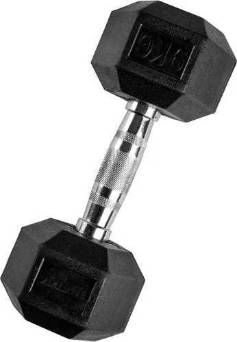 Gantera VirtuFit Hexa Pro- 9 kg