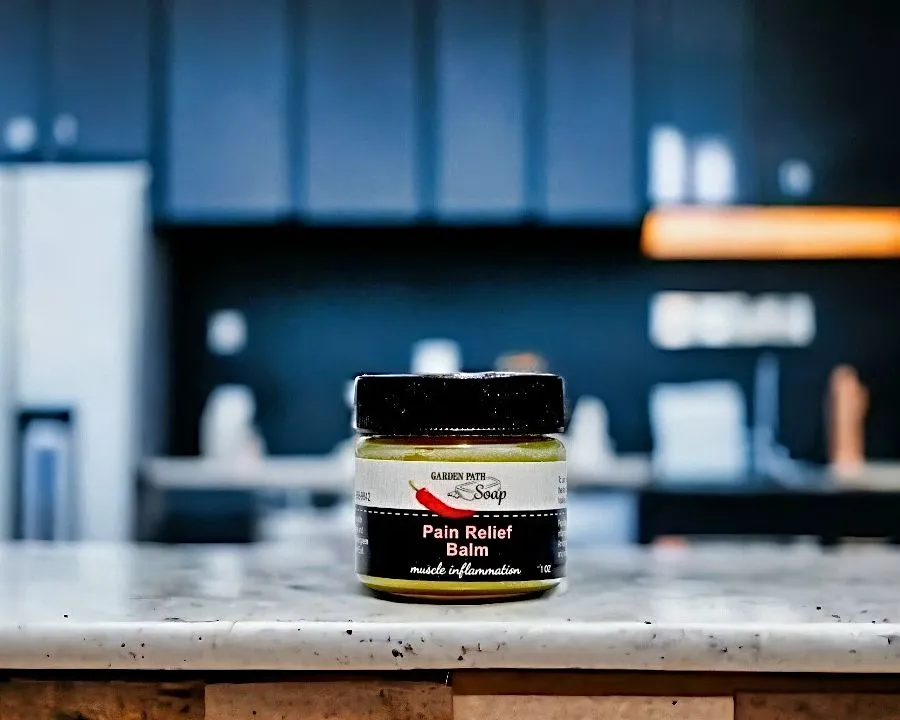 Garden Path Soap All Natural Pain Relief Balm - 1 Ounce Jar