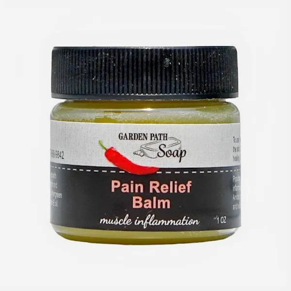 Garden Path Soap All Natural Pain Relief Balm - 1 Ounce Jar