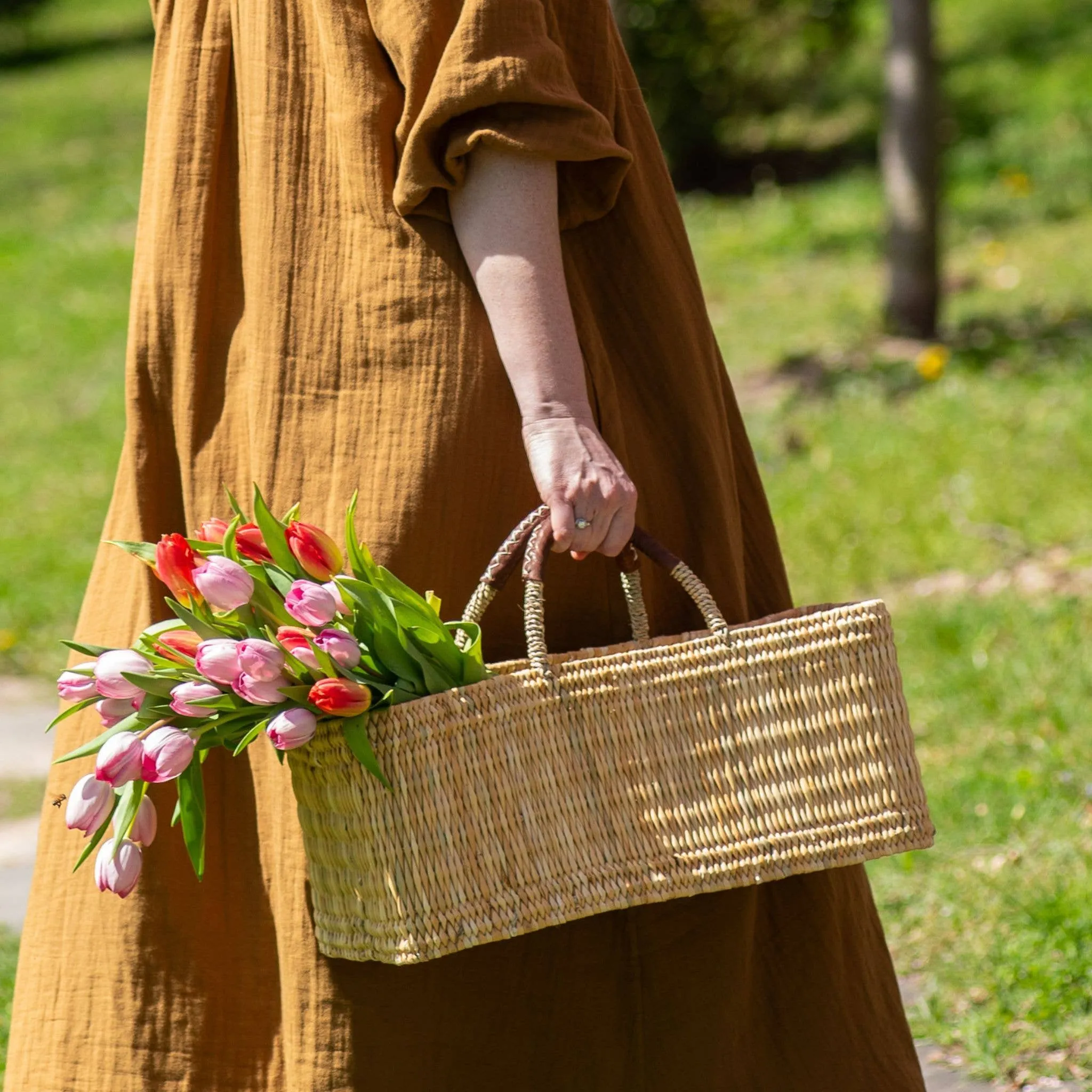 Gardener Long Basket Large