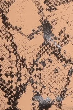 Girlfriend Midi Short - Embossed Tan Snake