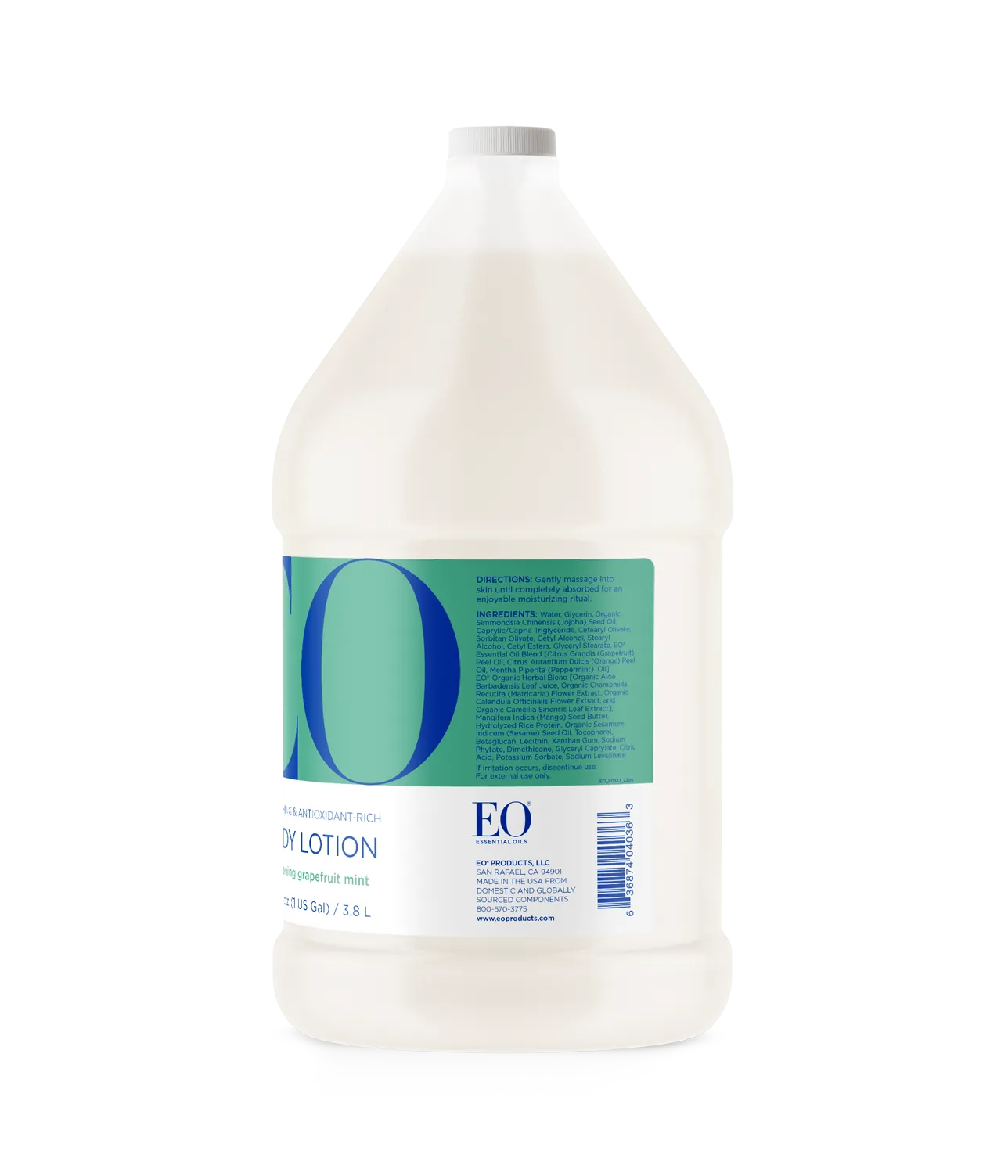 Grapefruit & Mint Body Lotion Gallon
