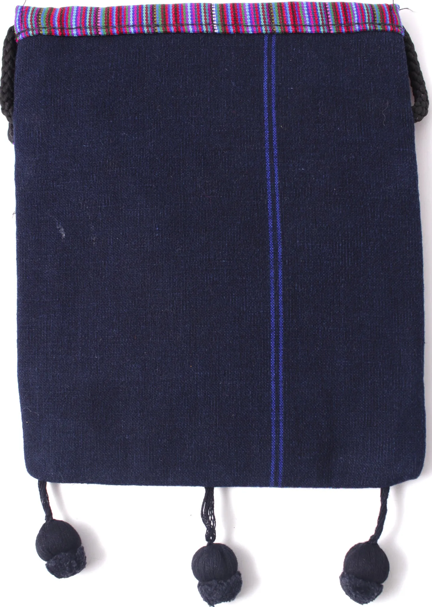 GUATEMALA SHOULDER BAG PASSPORT PURSE  HAND CRAFTED w/ TASSLES GPB001