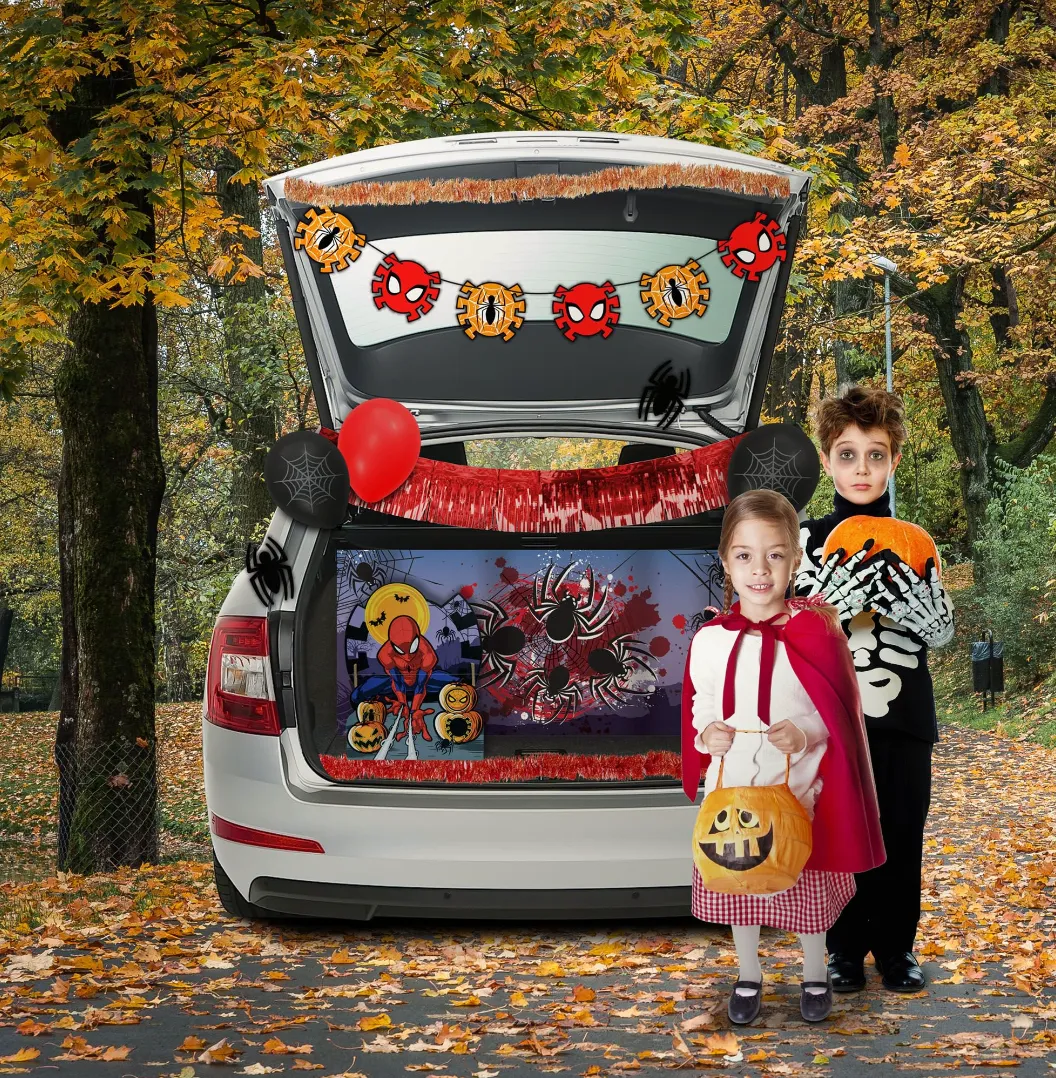 Halloween Spiderman Trunk or Treat Kit