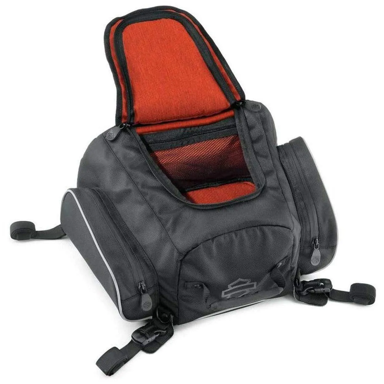 Harley-Davidson® Onyx Premium Luggage Tail Bag, Fits Passenger Pillions