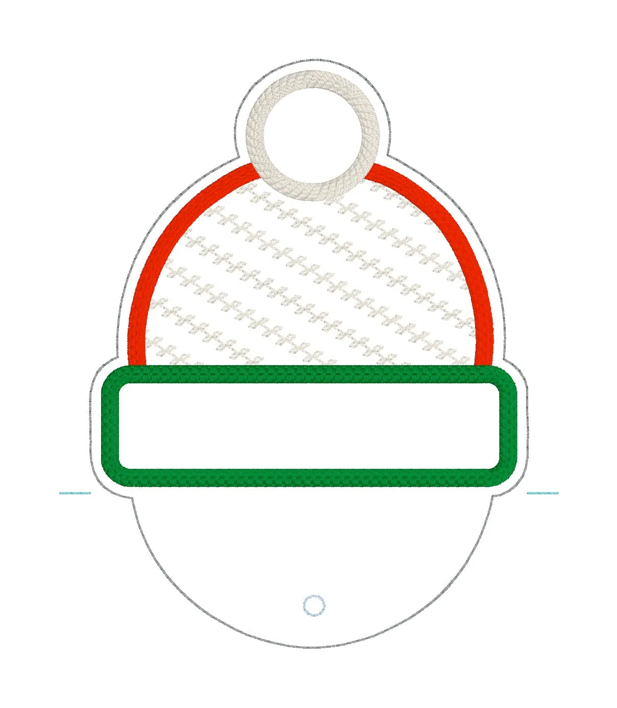 Hat ITH pouch machine embroidery design DIGITAL DOWNLOAD