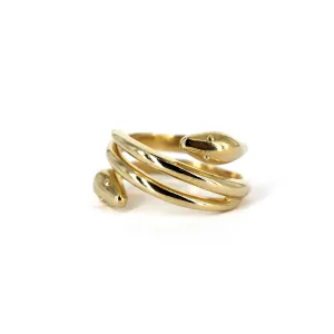 Heads / Tails Snake Ring