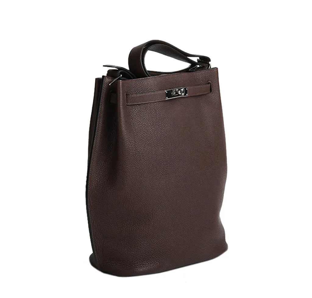 Hermès So Kelly 26 Bag Chocolate Togo