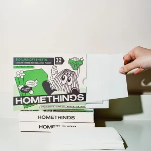 Homethings | Laundry Detergent Sheets Bio | 32 SHT