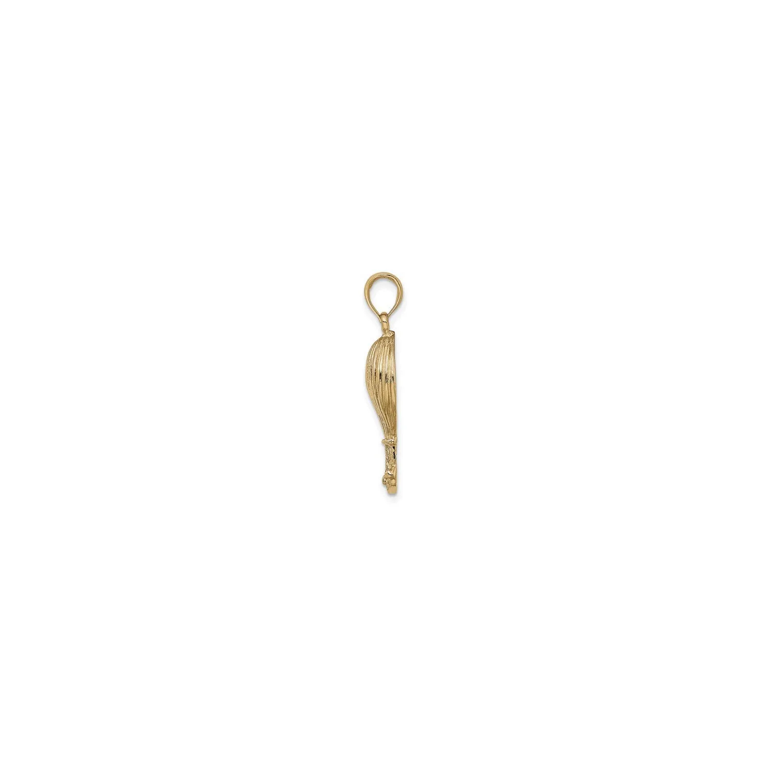 Hot Air Balloon Embossed Pendant (14K)