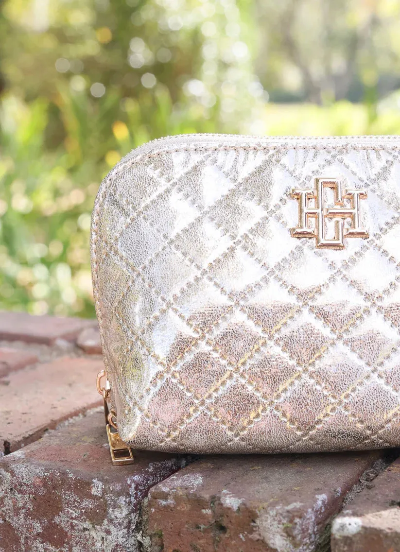 IBIZA SMALL POUCH-CHAMPAGNE POP