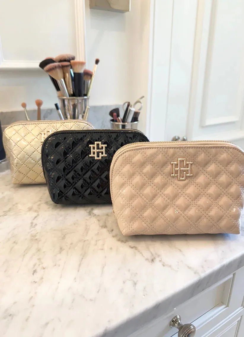 IBIZA SMALL POUCH-NUDE PATENT SQ