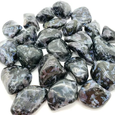 Indigo Gabbro | Mystic Merlinite | 1 or 5 Pack | Tumbled | Courage & Divine Plan