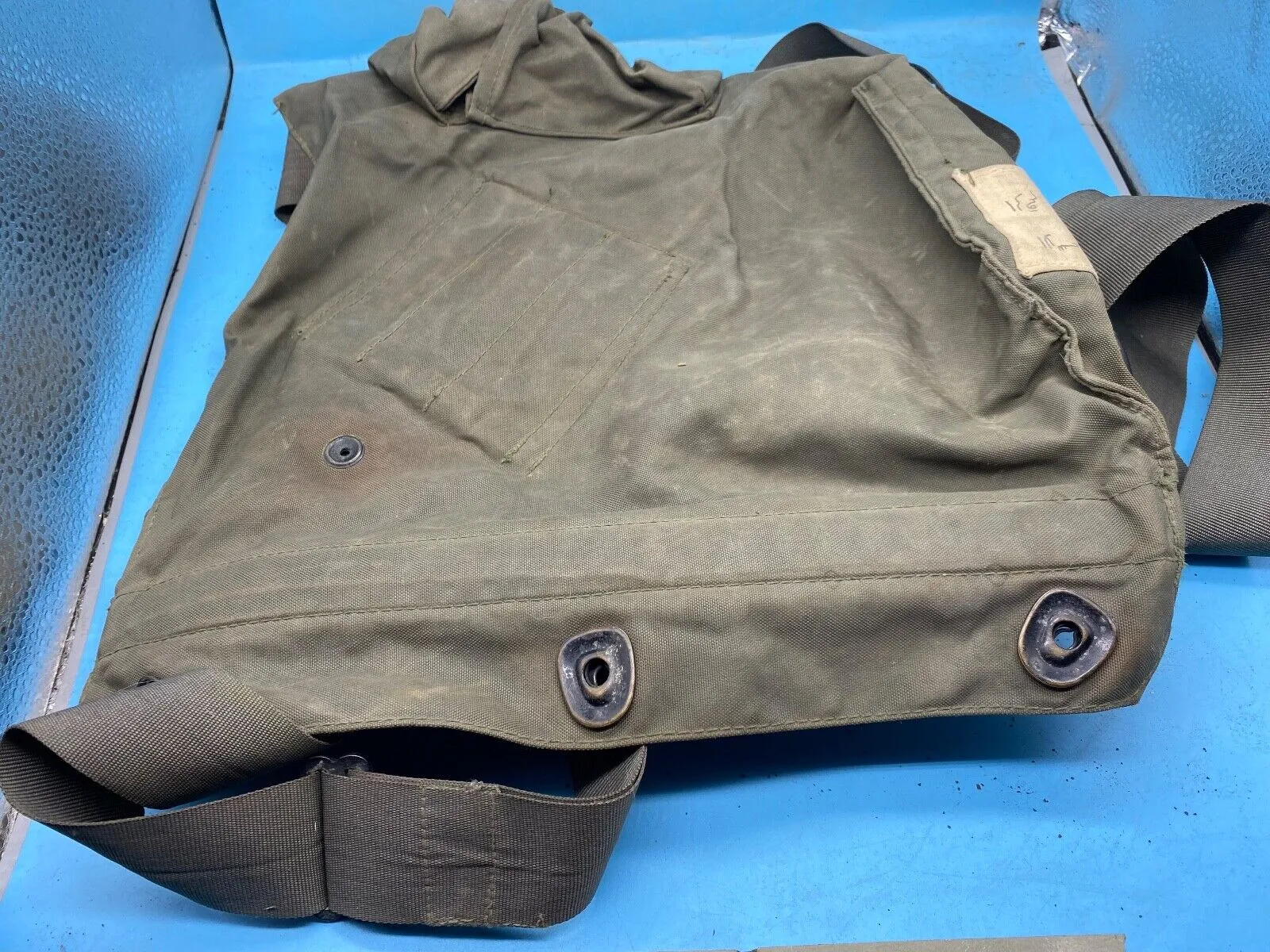 Interesting Iraqi Style Empty Gas Mask Bag with Shoulder Strap