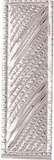 J93 Large Lieutenant Collar Bars - Embossed (1" W)