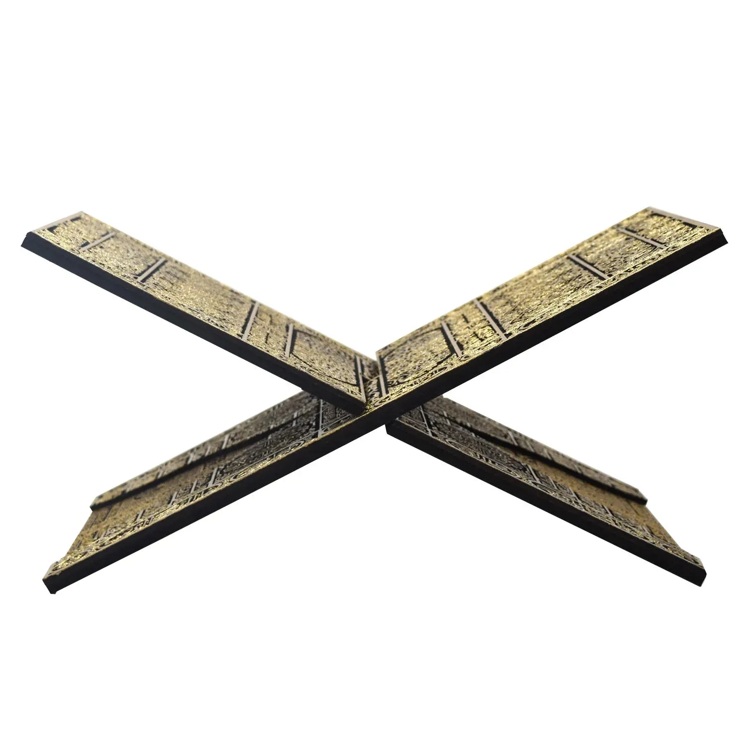 Kaaba Door Quran Rehal - Gold