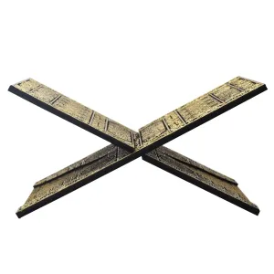 Kaaba Door Quran Rehal - Gold