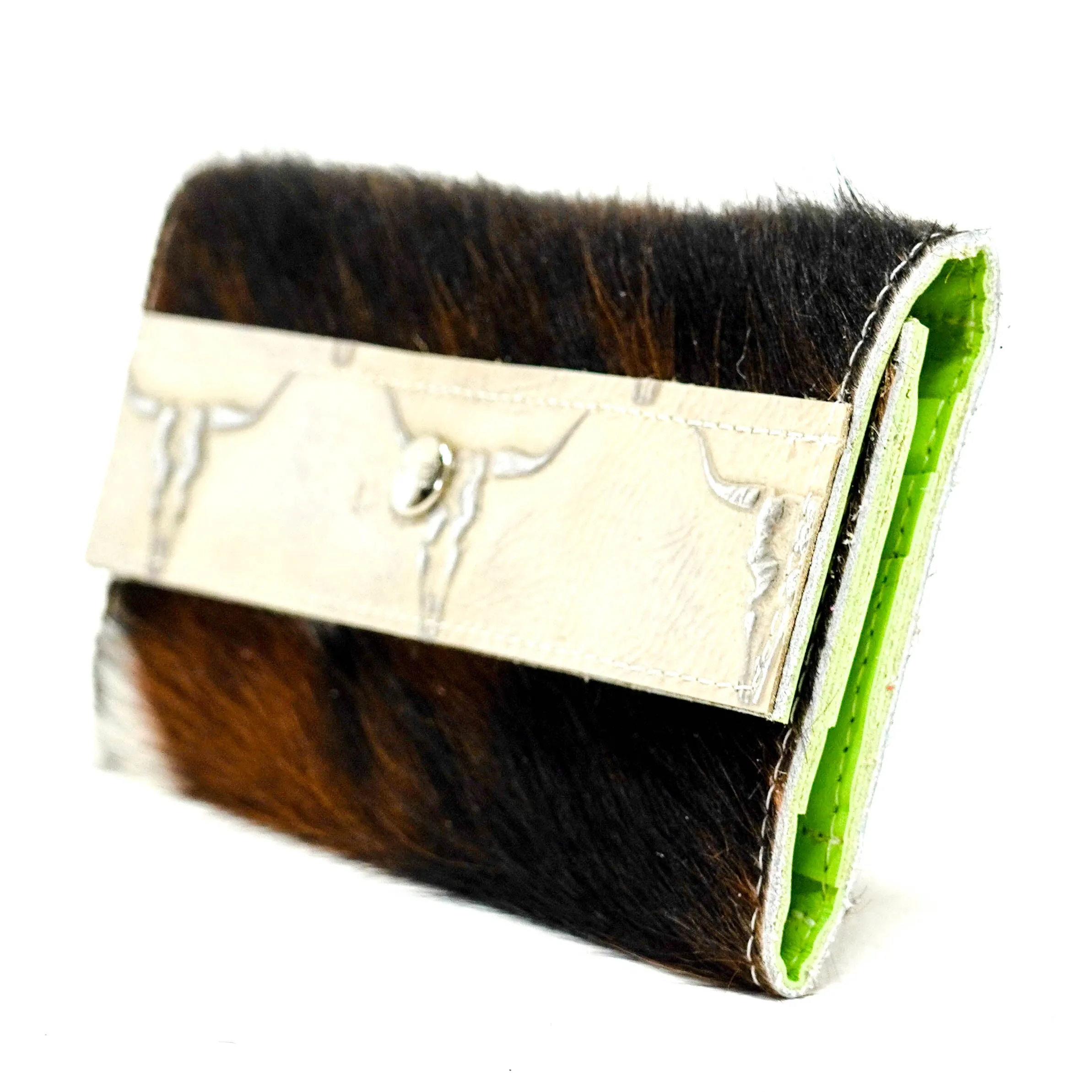 Kacey Wallet - Tricolor w/ Ghost Skulls