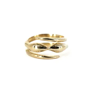 Kissing Snakes Ring