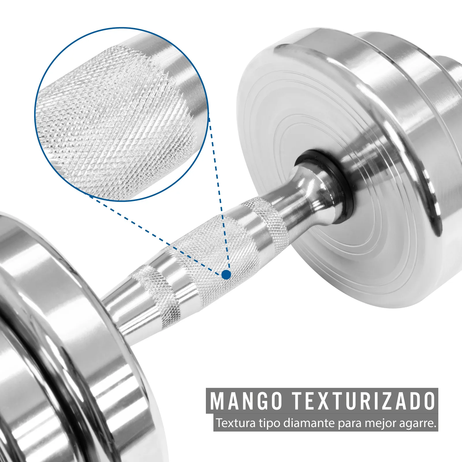 Kit De Mancuernas Ajustables Altera Con Maletin 30 Kgs