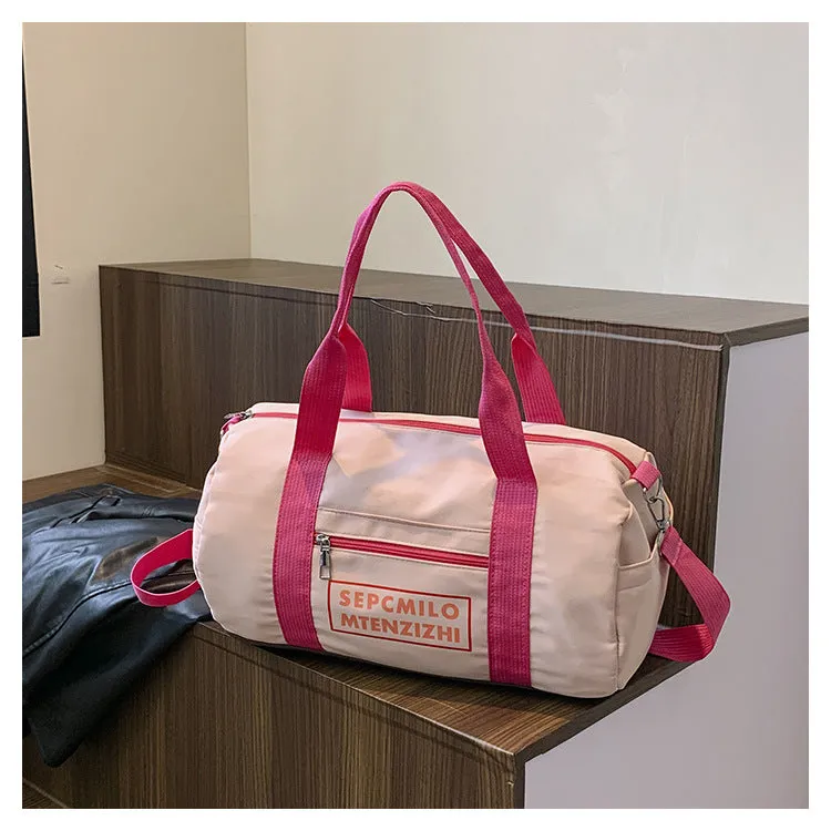 Korean Style Sports Gym Short-distance Leisure Travel Bag Girls Crossbody Shoulder