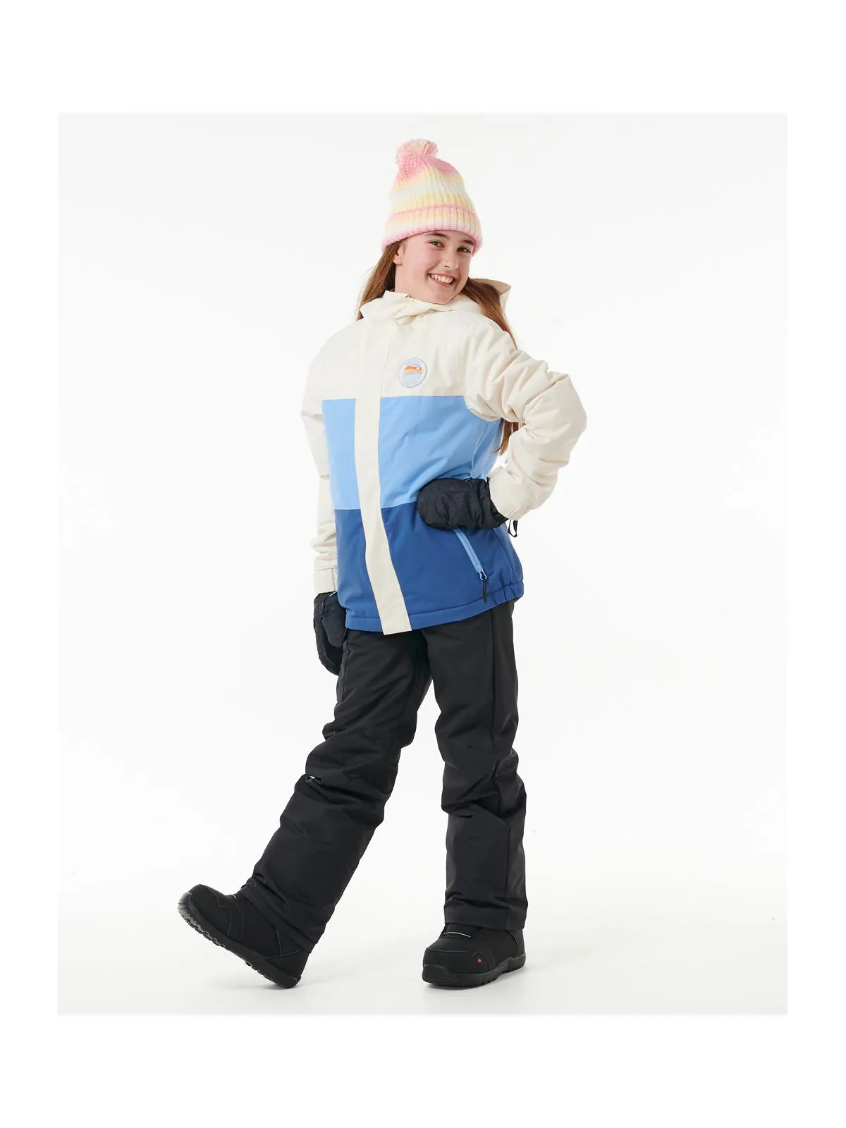 Kurtka narciarska dziewczęca RIP CURL Anti Series Olly 10K Jkt Kids niebieski