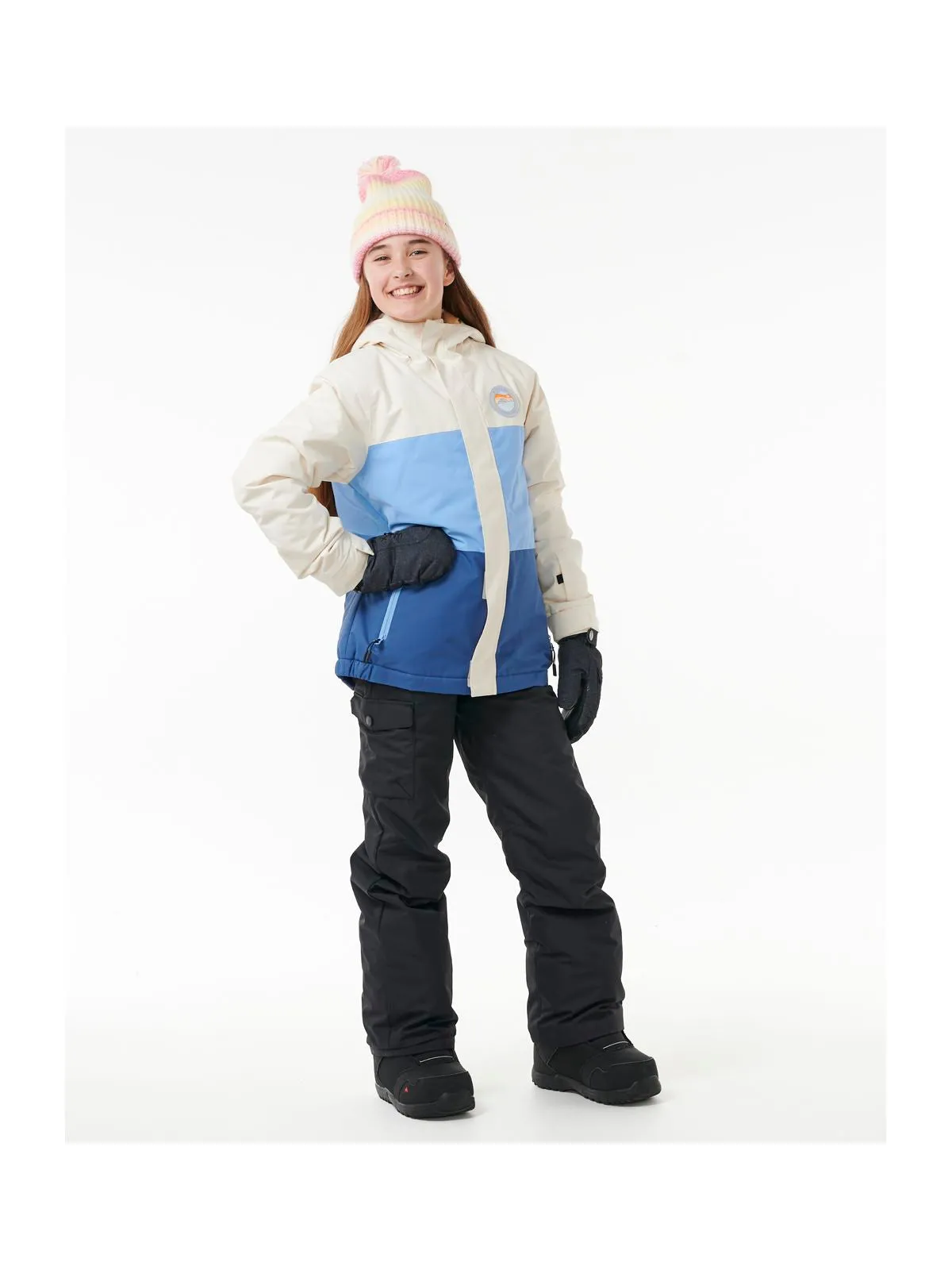 Kurtka narciarska dziewczęca RIP CURL Anti Series Olly 10K Jkt Kids niebieski